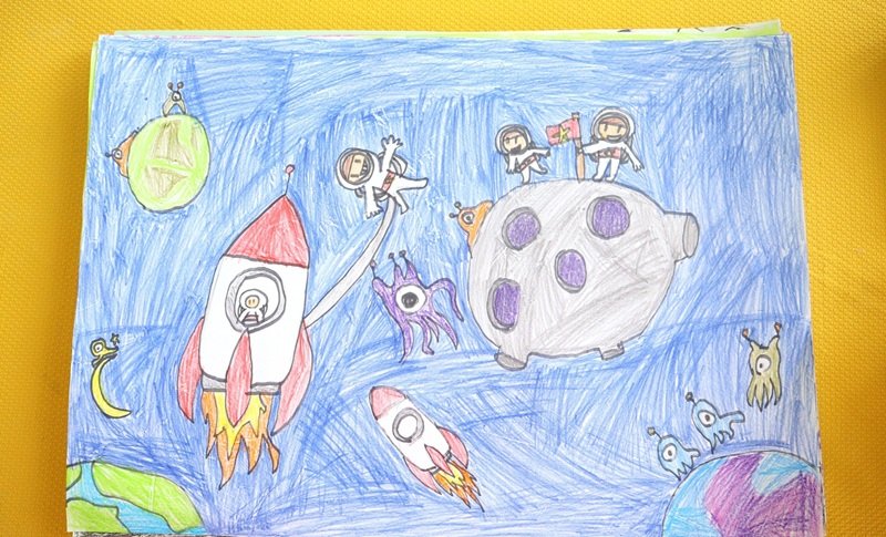 vẽ tranh đề tài ước mơ của em 21