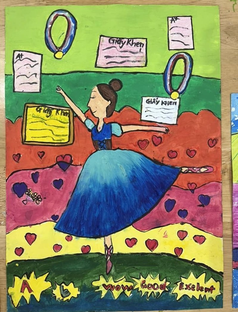 vẽ tranh đề tài ước mơ của em 22