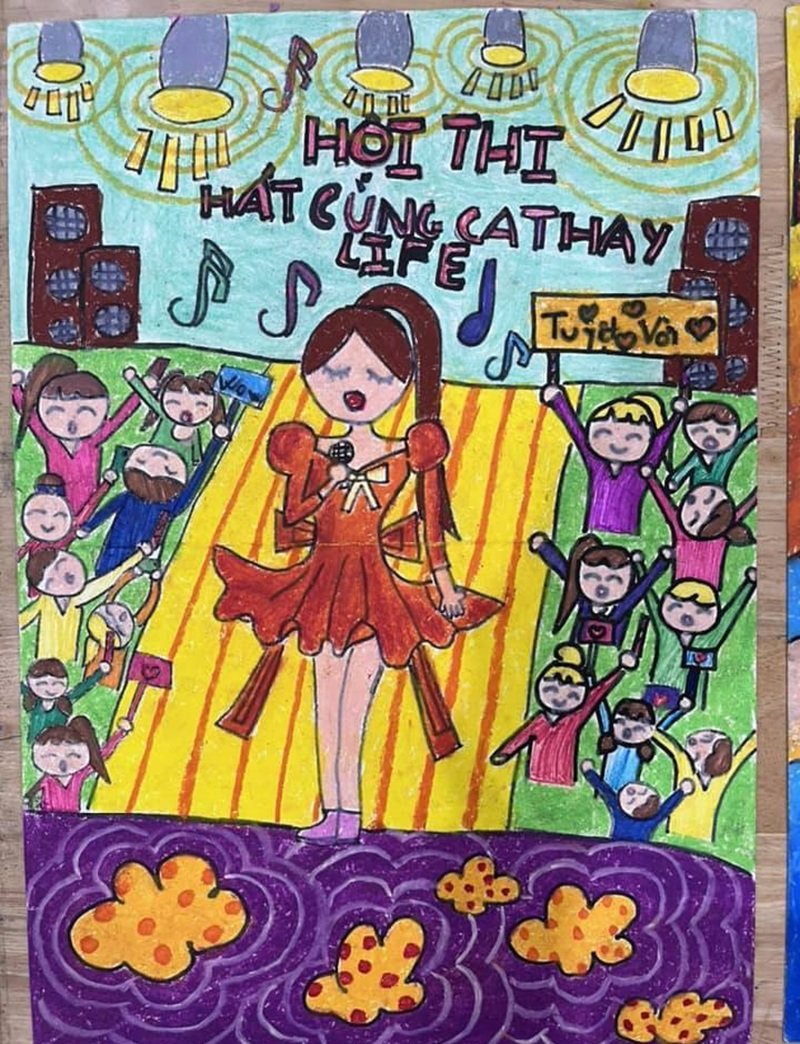 vẽ tranh đề tài ước mơ của em 25