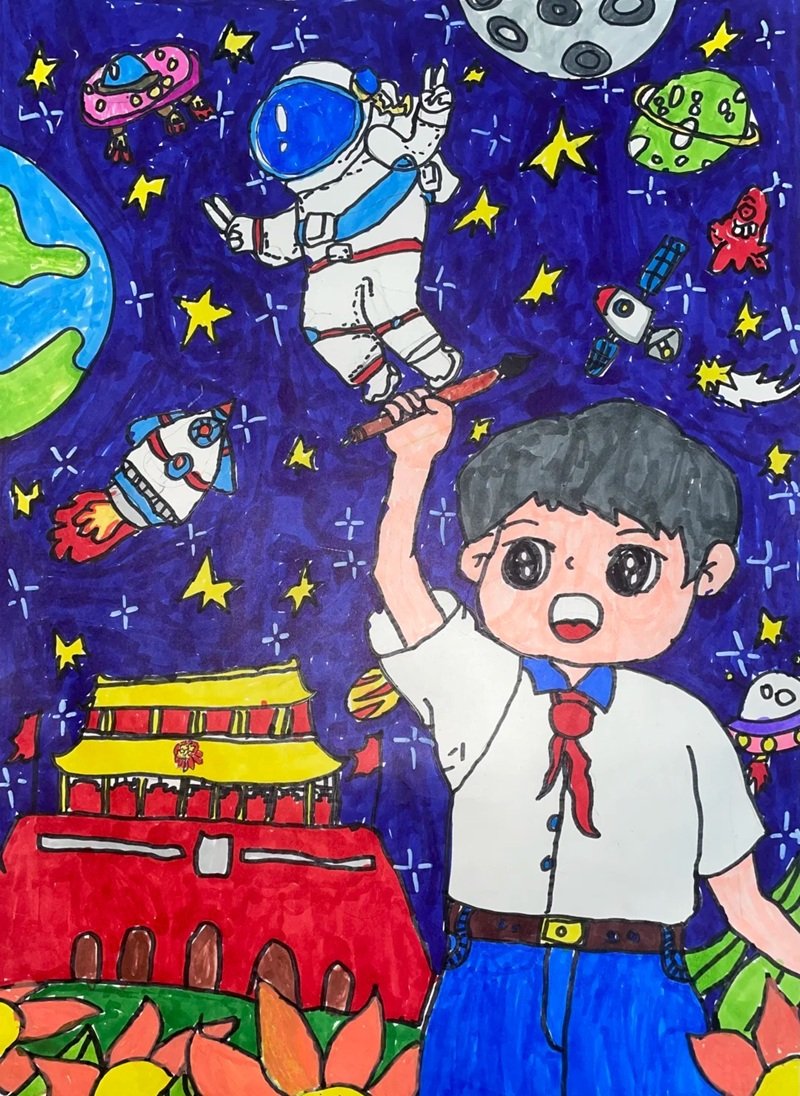 vẽ tranh đề tài ước mơ của em 36