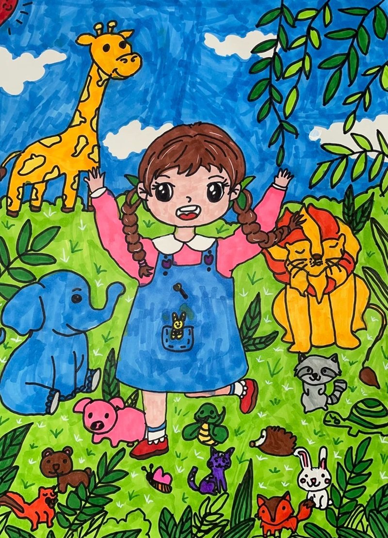 vẽ tranh đề tài ước mơ của em 38