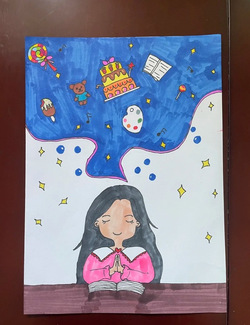 vẽ tranh đề tài ước mơ của em 41