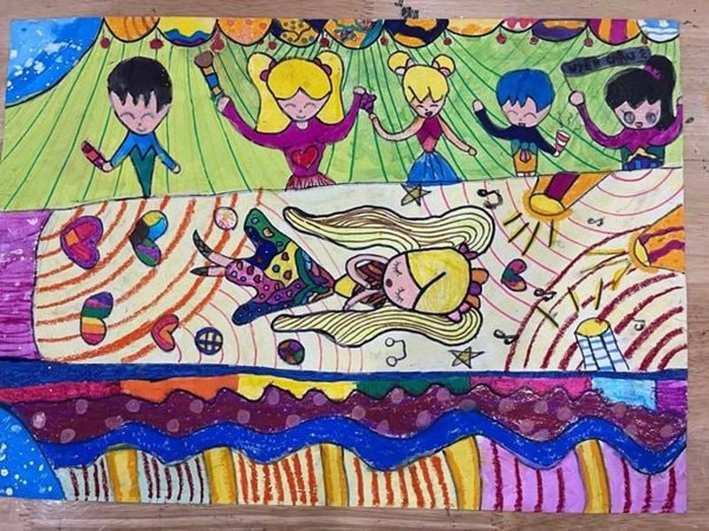 vẽ tranh đề tài ước mơ của em 6