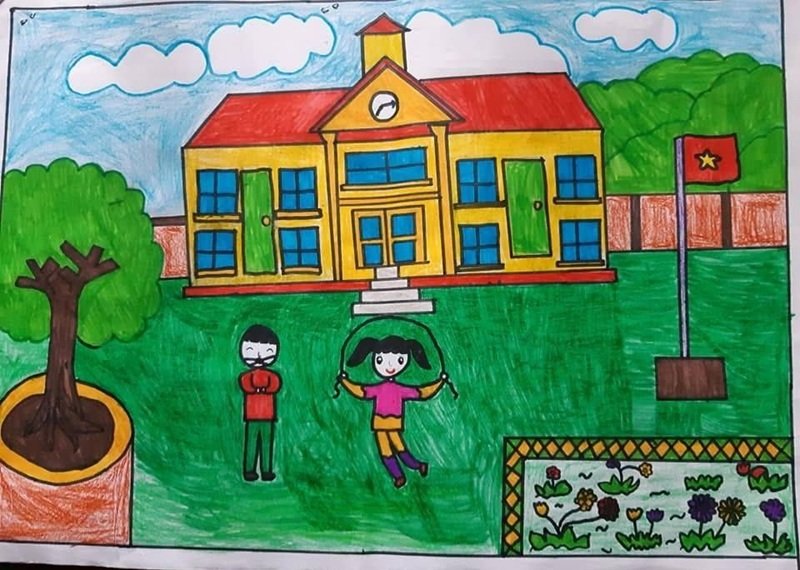 vẽ tranh đề tài ước mơ của em 9