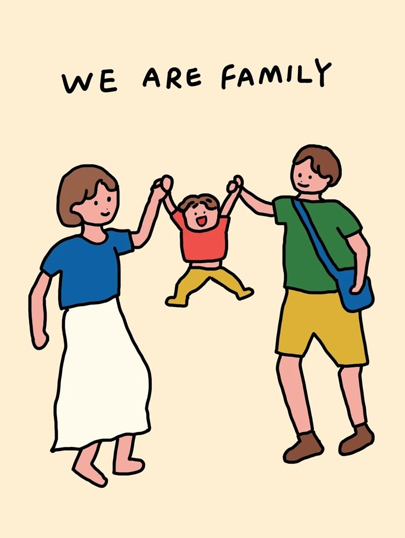 vẽ tranh gia đình đơn giản 37