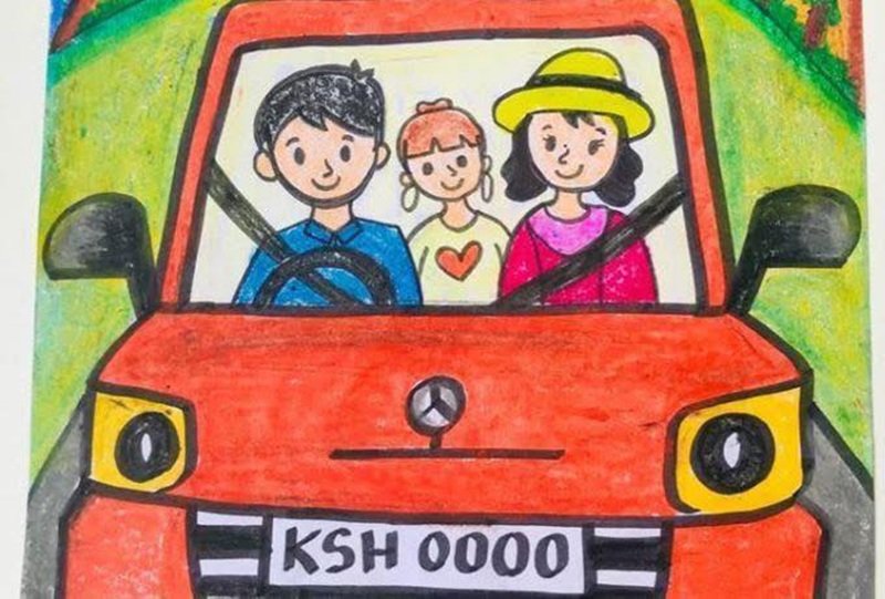 vẽ tranh gia đình đơn giản 6