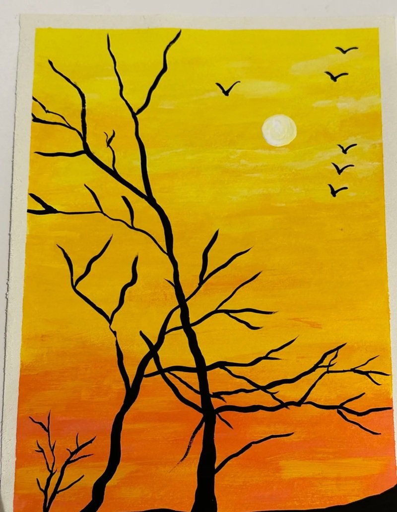 vẽ tranh quê hương