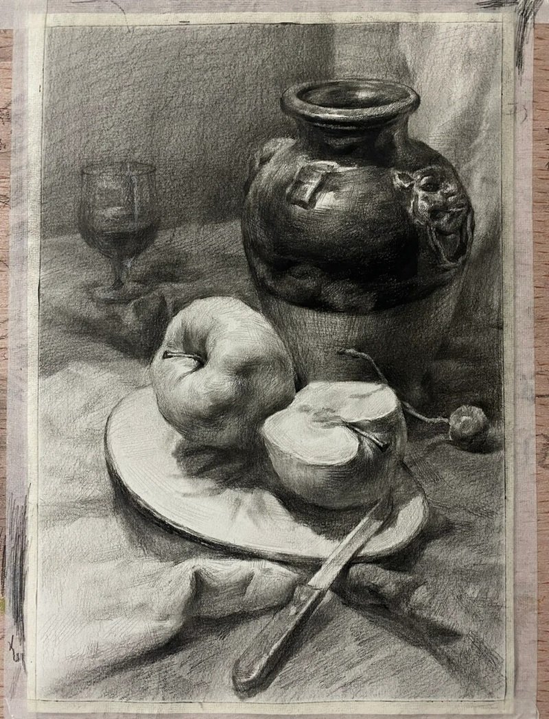 vẽ tranh tĩnh vật 29