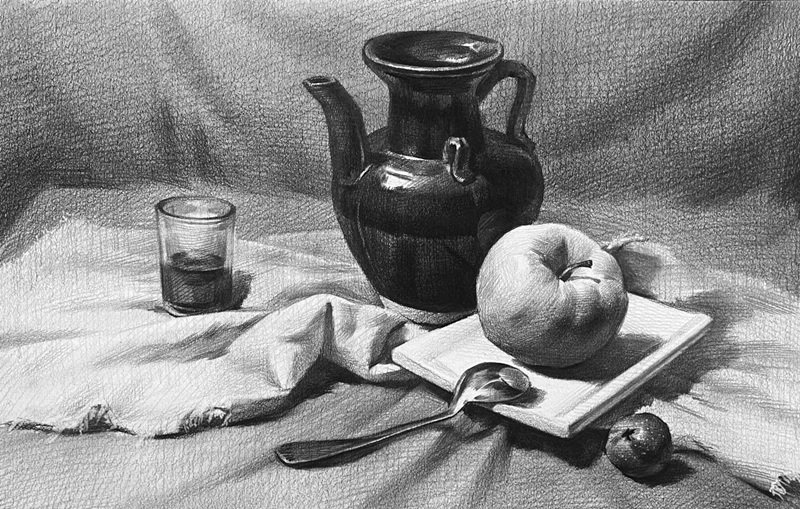 vẽ tranh tĩnh vật 34