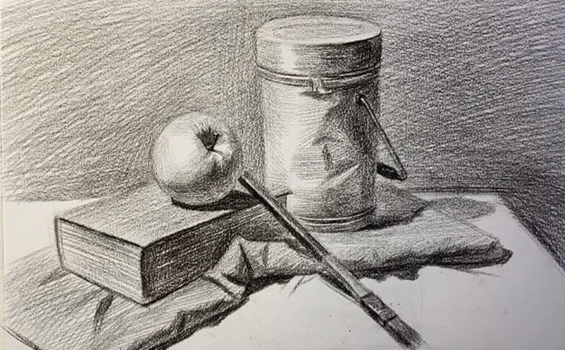 vẽ tranh tĩnh vật 4