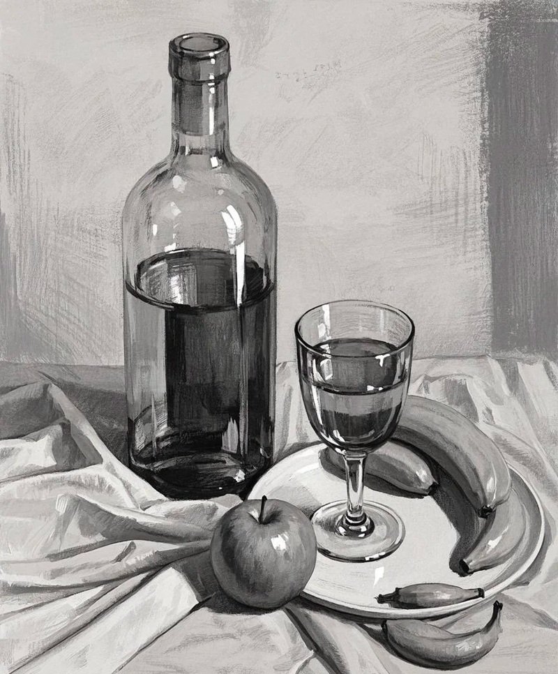 vẽ tranh tĩnh vật 5