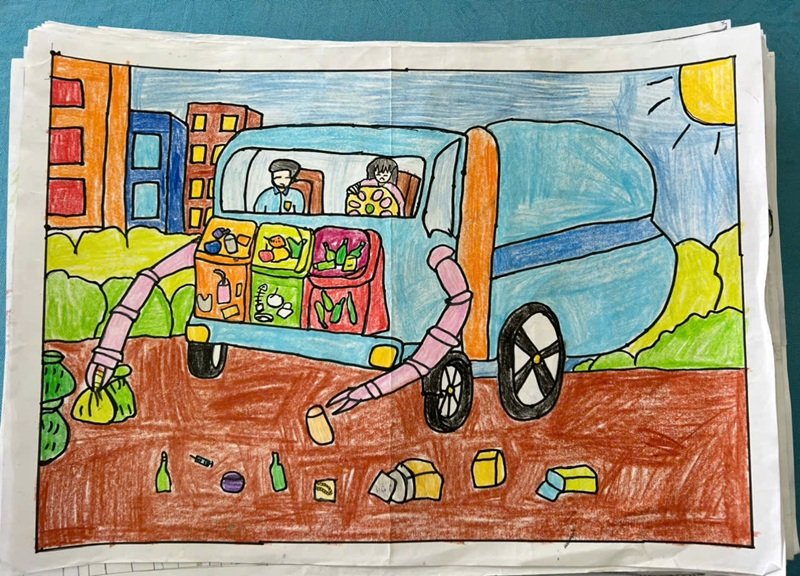 vẽ tranh tương lai xanh 21