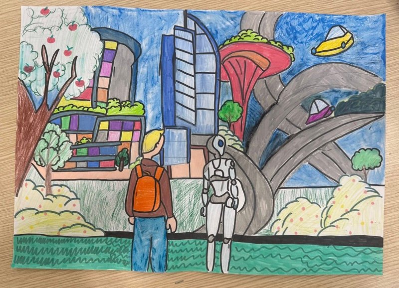 vẽ tranh tương lai xanh 33