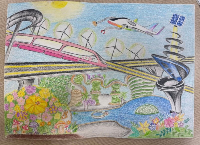 vẽ tranh tương lai xanh 38