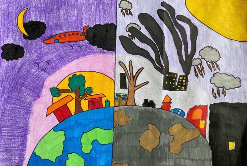 vẽ tương lai xanh 15