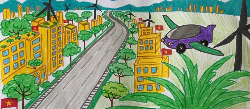 vẽ tương lai xanh 17