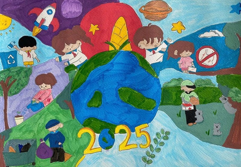 vẽ tương lai xanh 20