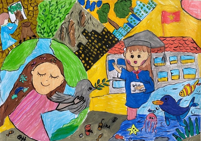 vẽ tương lai xanh 22