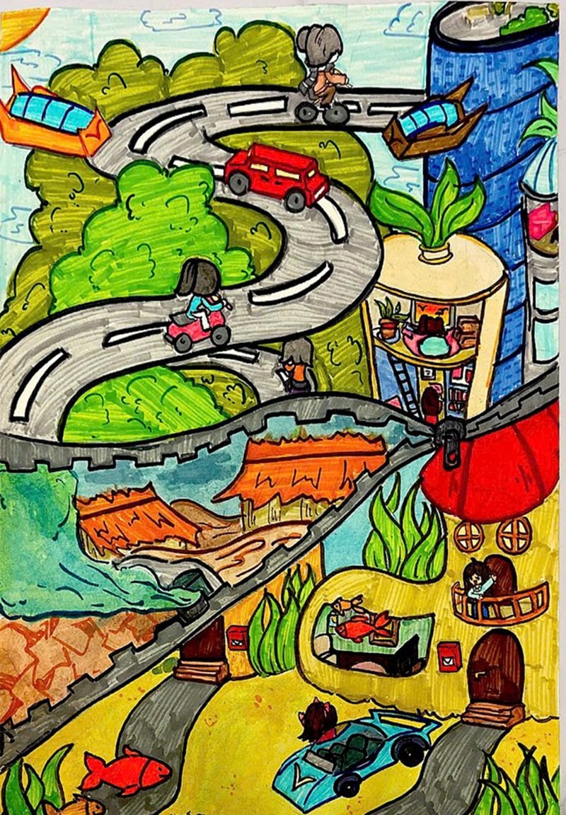 vẽ tương lai xanh 30