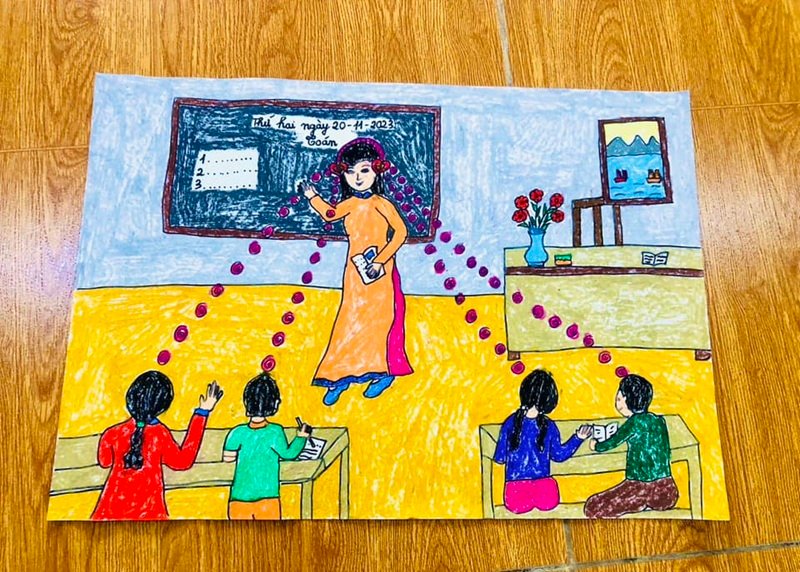 vẽ về ý tưởng trẻ thơ 29