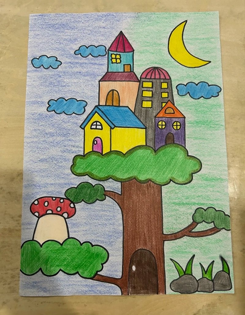 vẽ về ý tưởng trẻ thơ 32