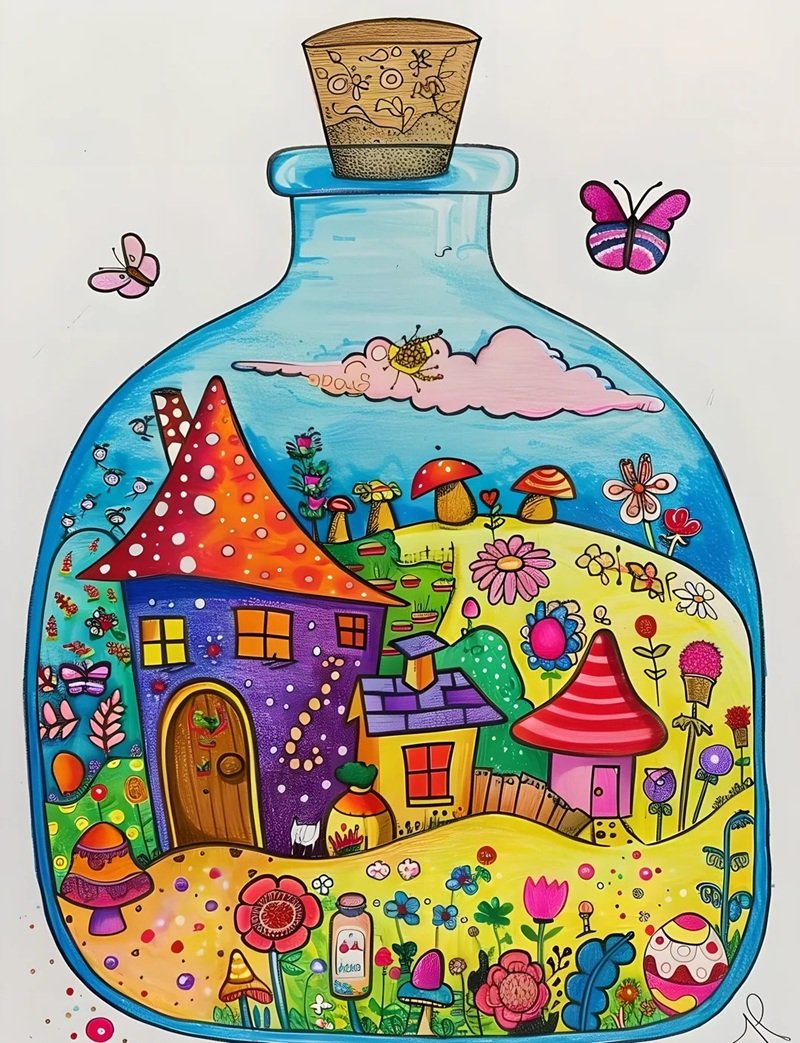 vẽ về ý tưởng trẻ thơ 39