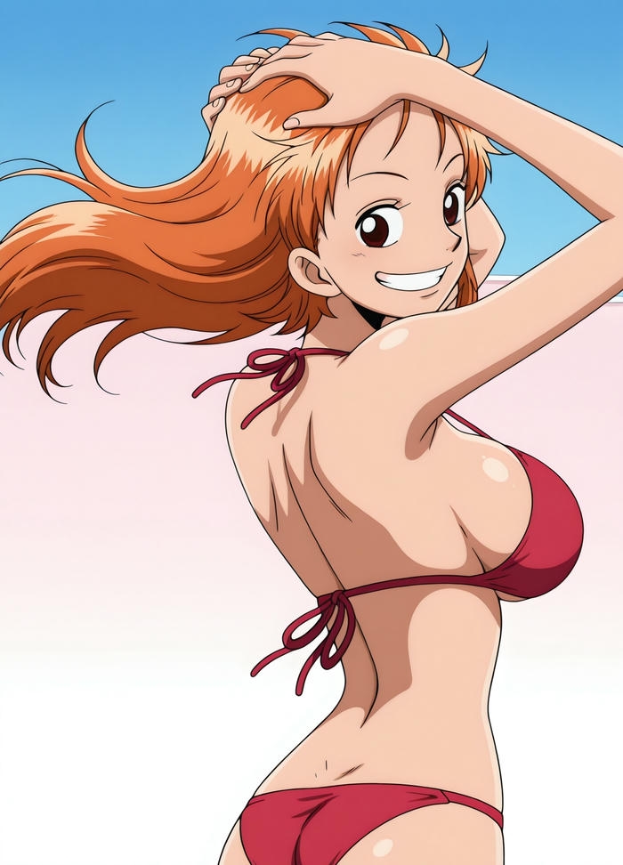 Ảnh Nami bikini mang vẻ đẹp mềm mại và quyến rũ