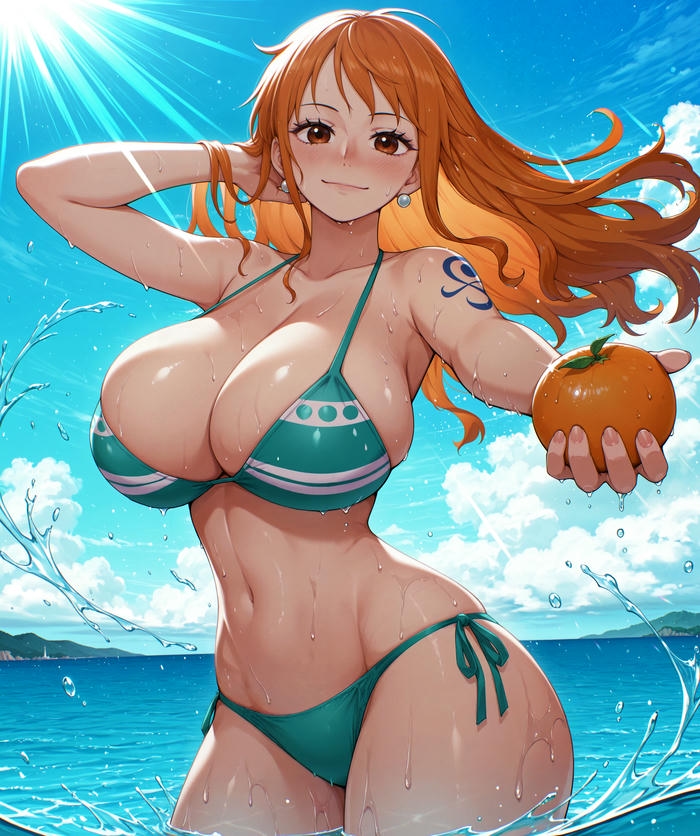 Ảnh Nami bikini thể hiện phong cách cá tính nổi bật