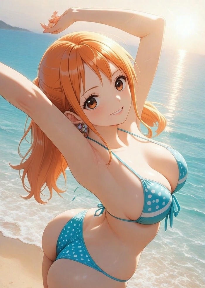 Ảnh Nami bikini thể hiện phong thái tự tin duyên dáng