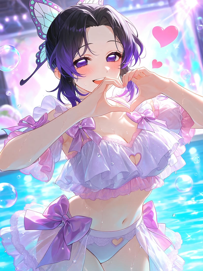 Shinobu sexy với thần thái nổi bật cùng gương mặt thanh tú