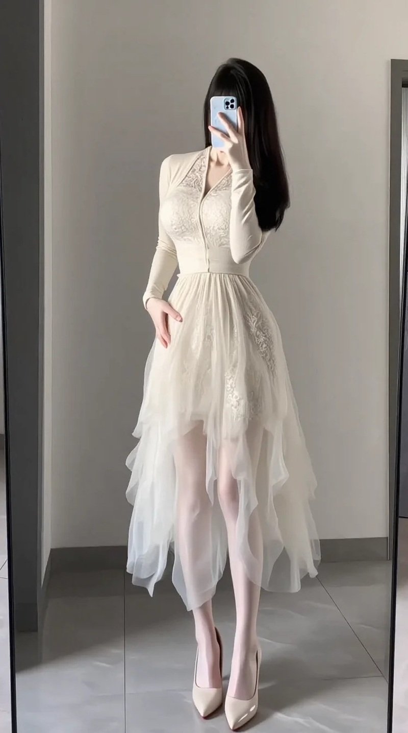 ảnh gái xinh che mặt bằng điện thoại 39