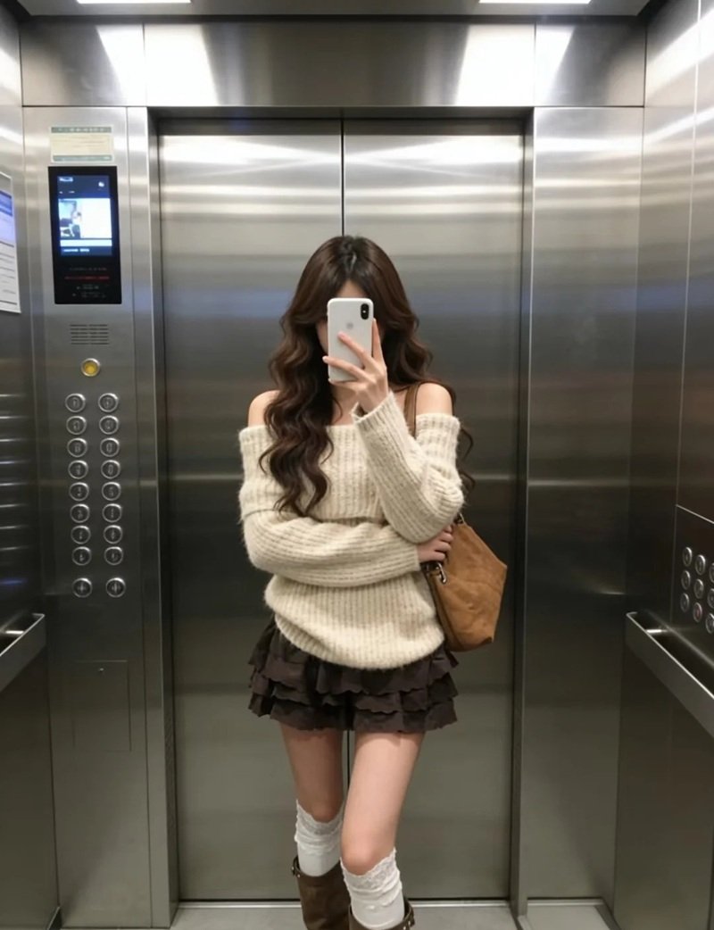 gái xinh che mặt 1