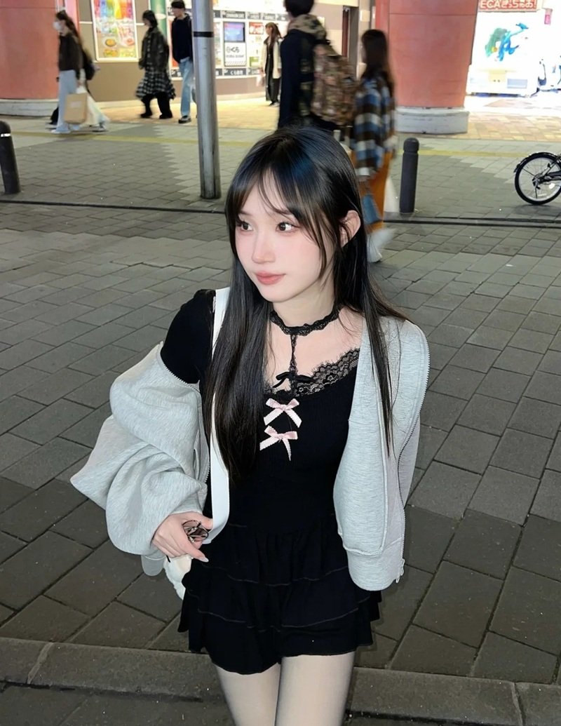 gái xinh mặc váy ngắn 37