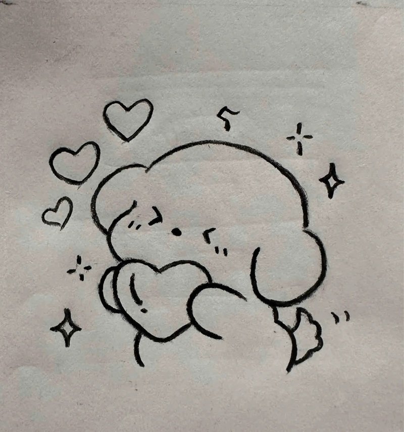 hình vẽ cute đáng yêu 26