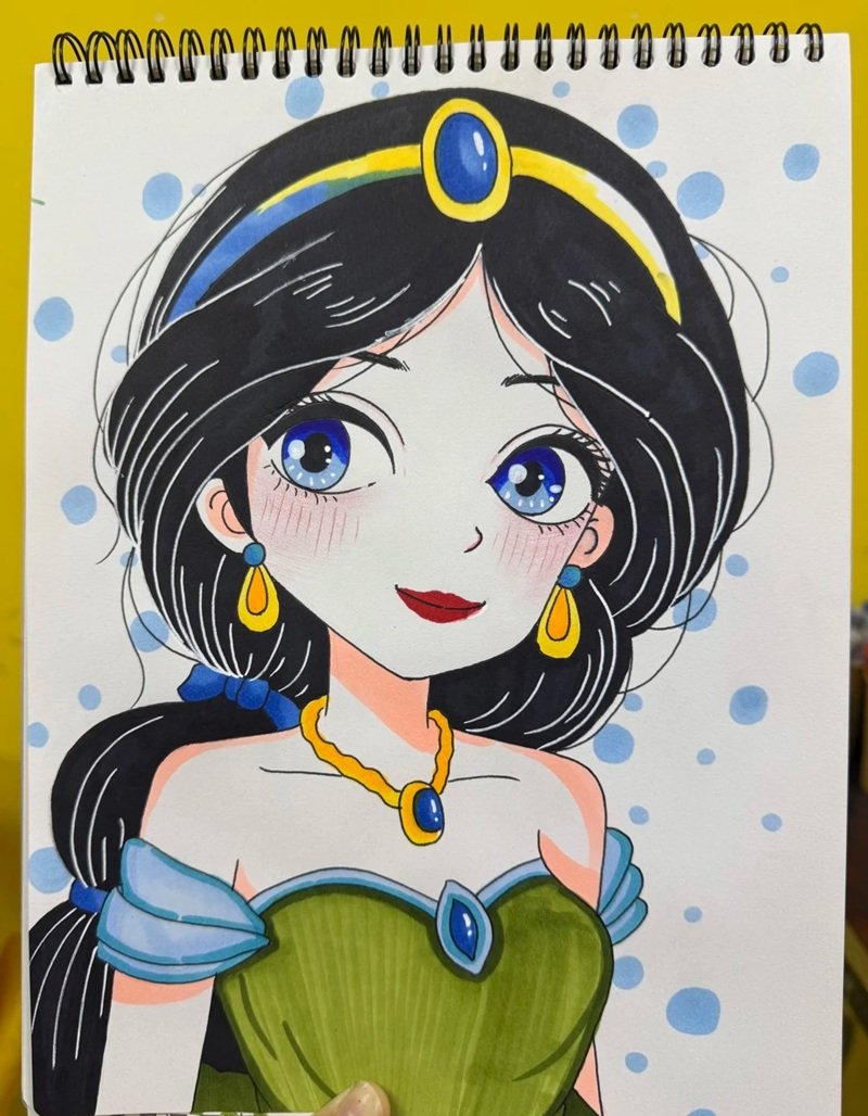 hình vẽ cute đáng yêu con gái 14