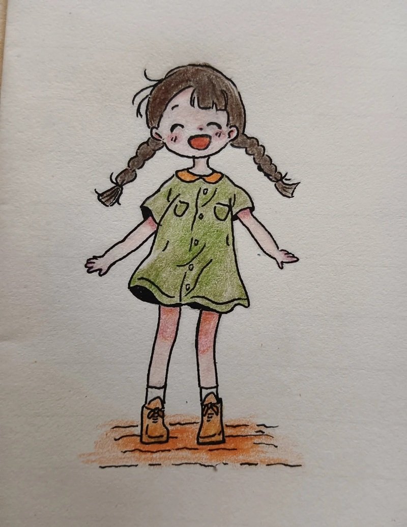 hình vẽ cute đáng yêu con gái 19