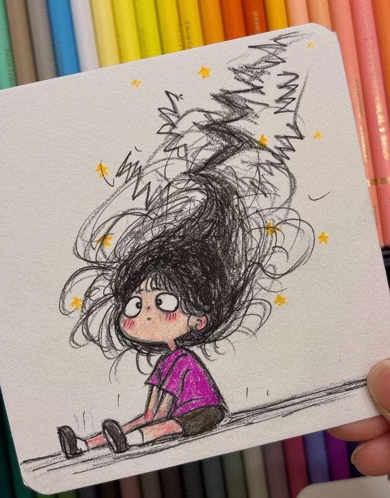 hình vẽ cute đáng yêu con gái 2