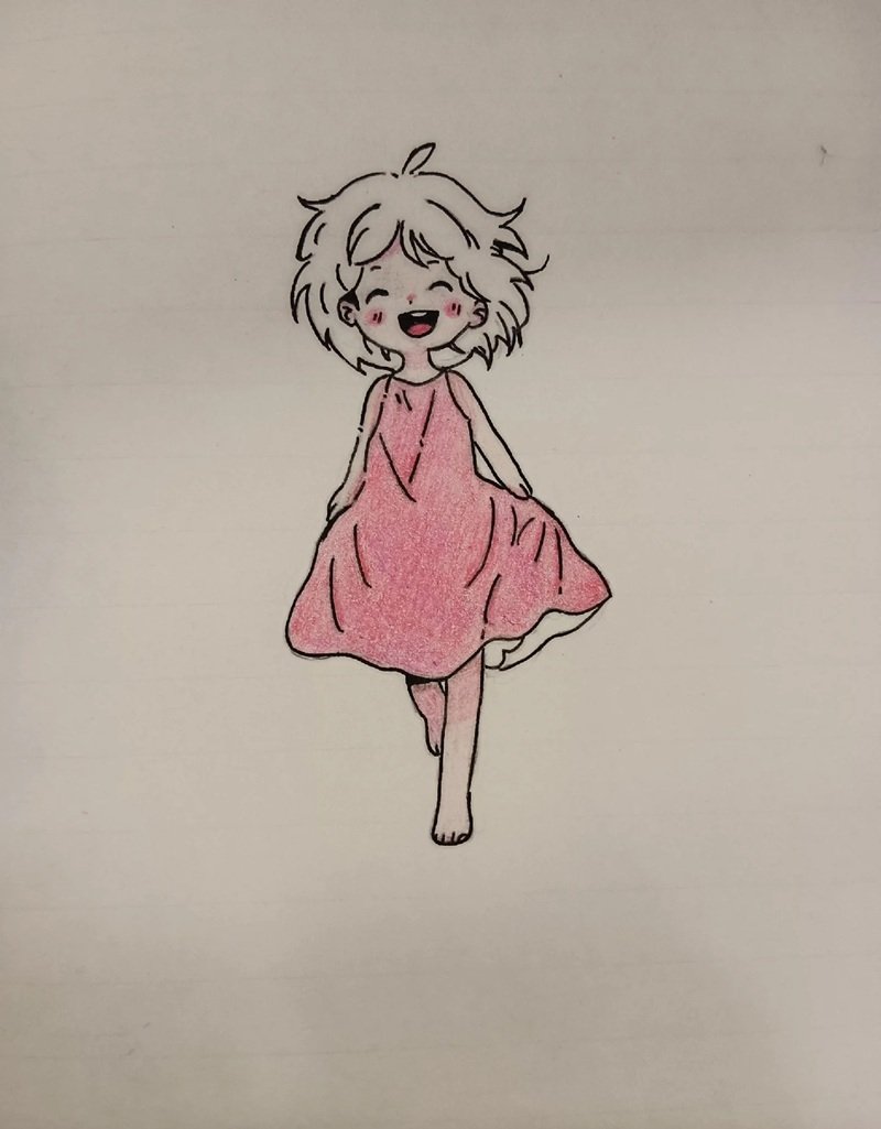 hình vẽ cute đáng yêu con gái 20