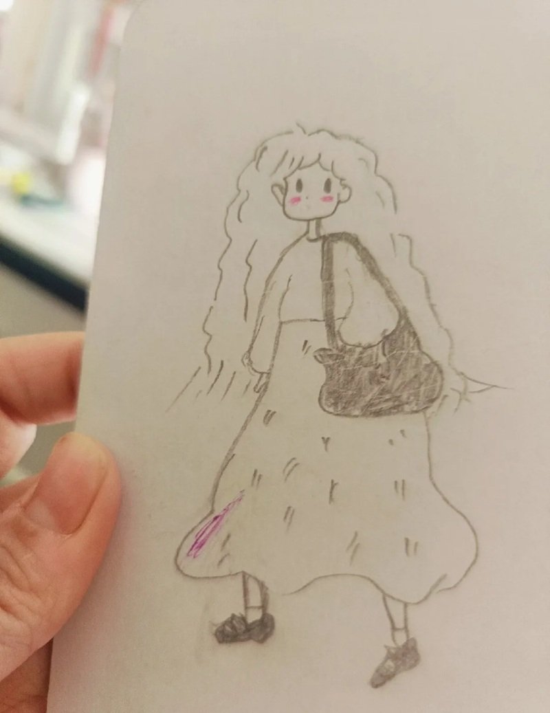 hình vẽ cute đáng yêu con gái 22