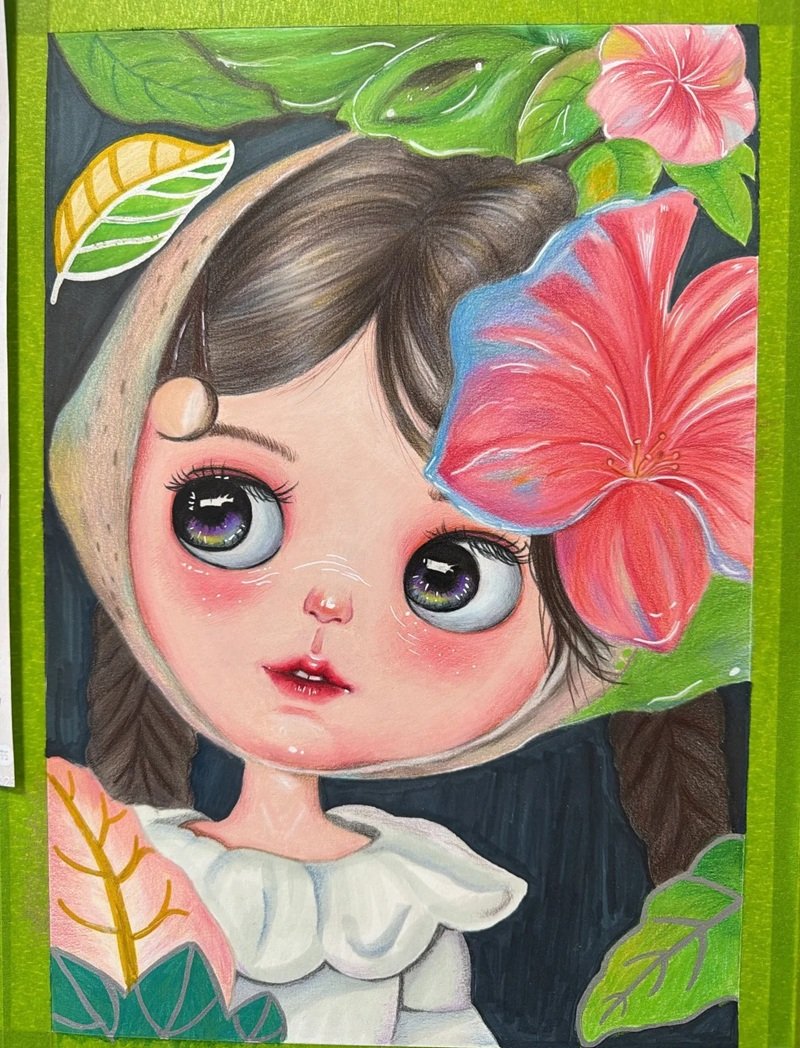 hình vẽ cute đáng yêu con gái 24