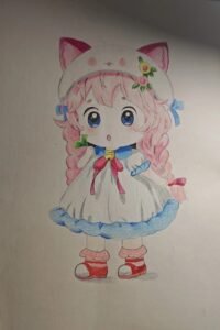 Top 89+ hình vẽ cute đáng yêu con gái cute đáng yêu nhất