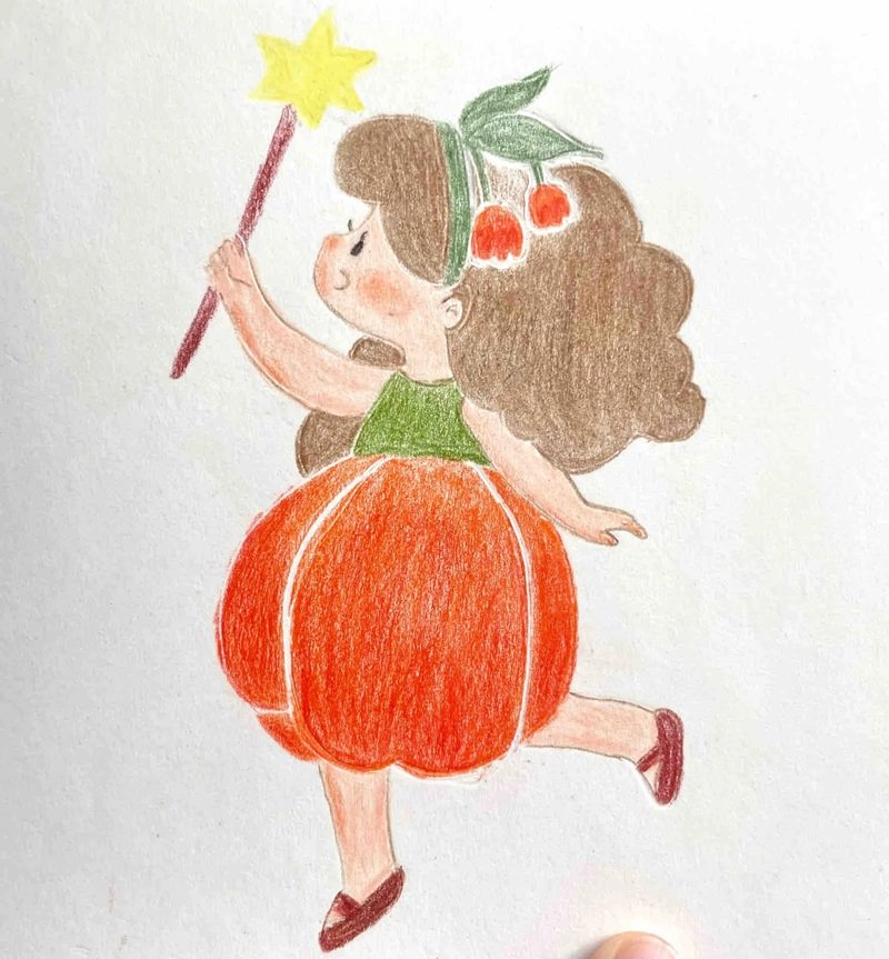 hình vẽ cute đáng yêu con gái 26