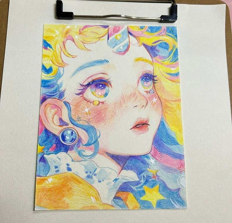 hình vẽ cute đáng yêu con gái 27