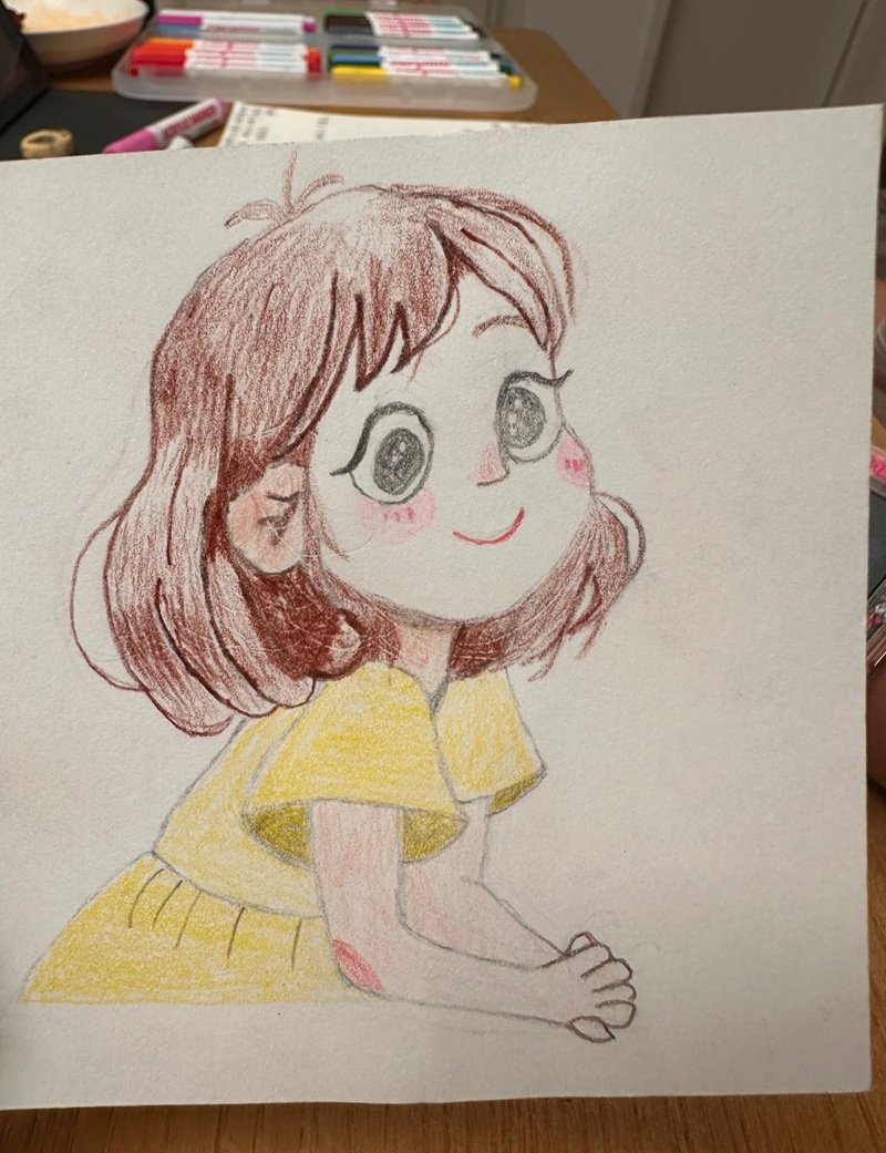 hình vẽ cute đáng yêu con gái 28