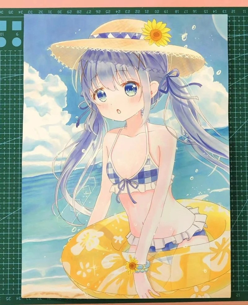 hình vẽ cute đáng yêu con gái 3