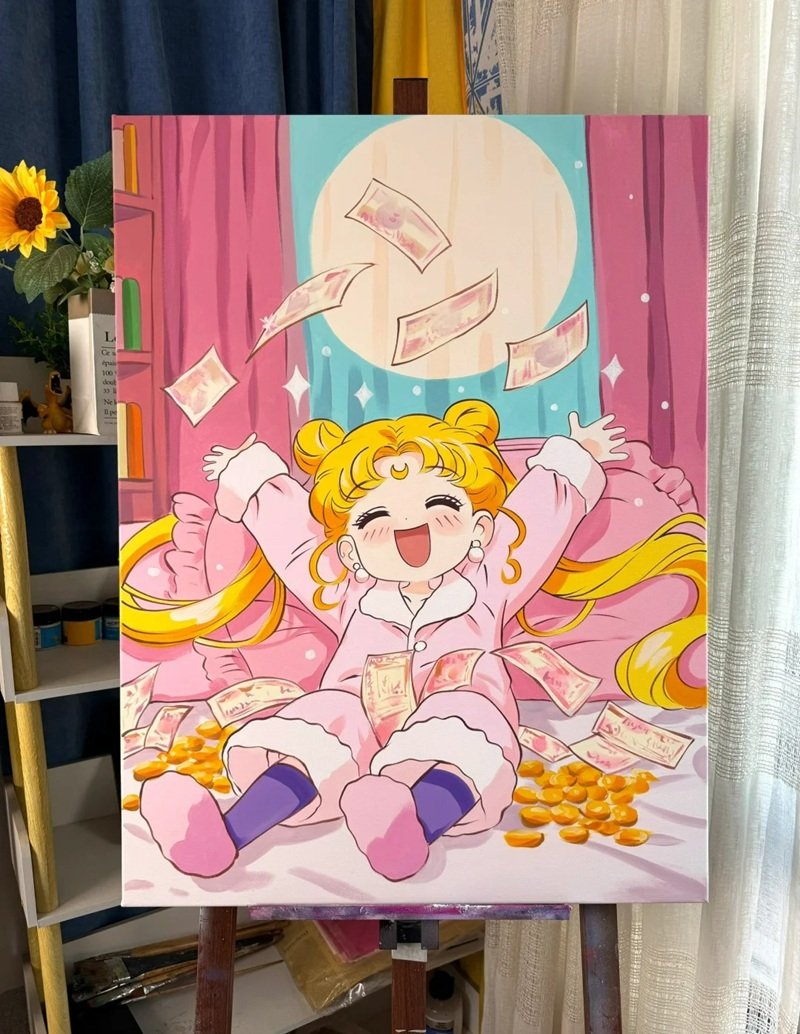 hình vẽ cute đáng yêu con gái 30