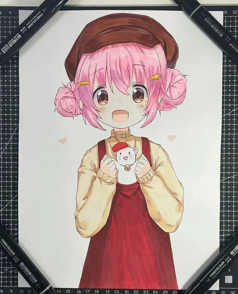 hình vẽ cute đáng yêu con gái 32