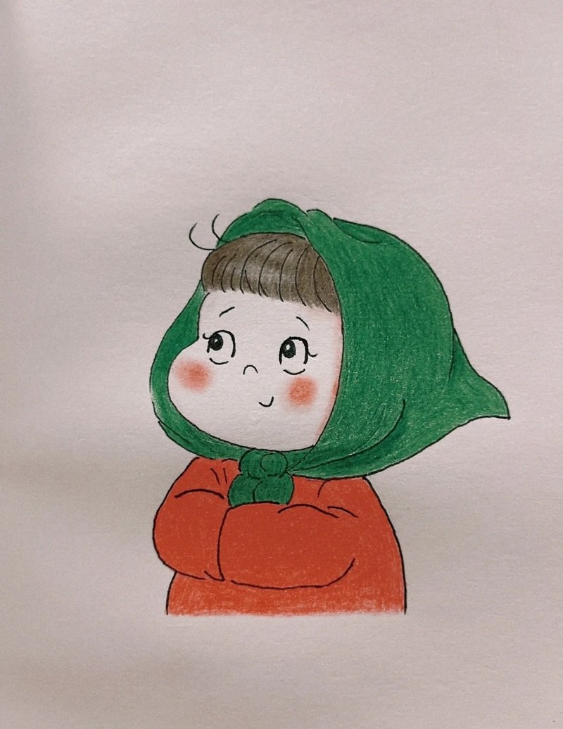 hình vẽ cute đáng yêu con gái 36