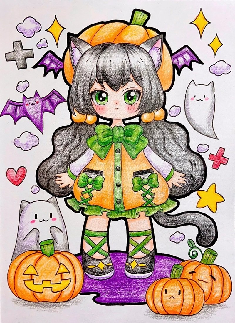 hình vẽ cute đáng yêu con gái 6