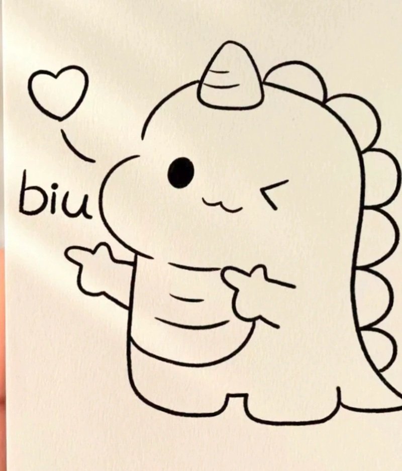 hình vẽ cute đơn giản 5